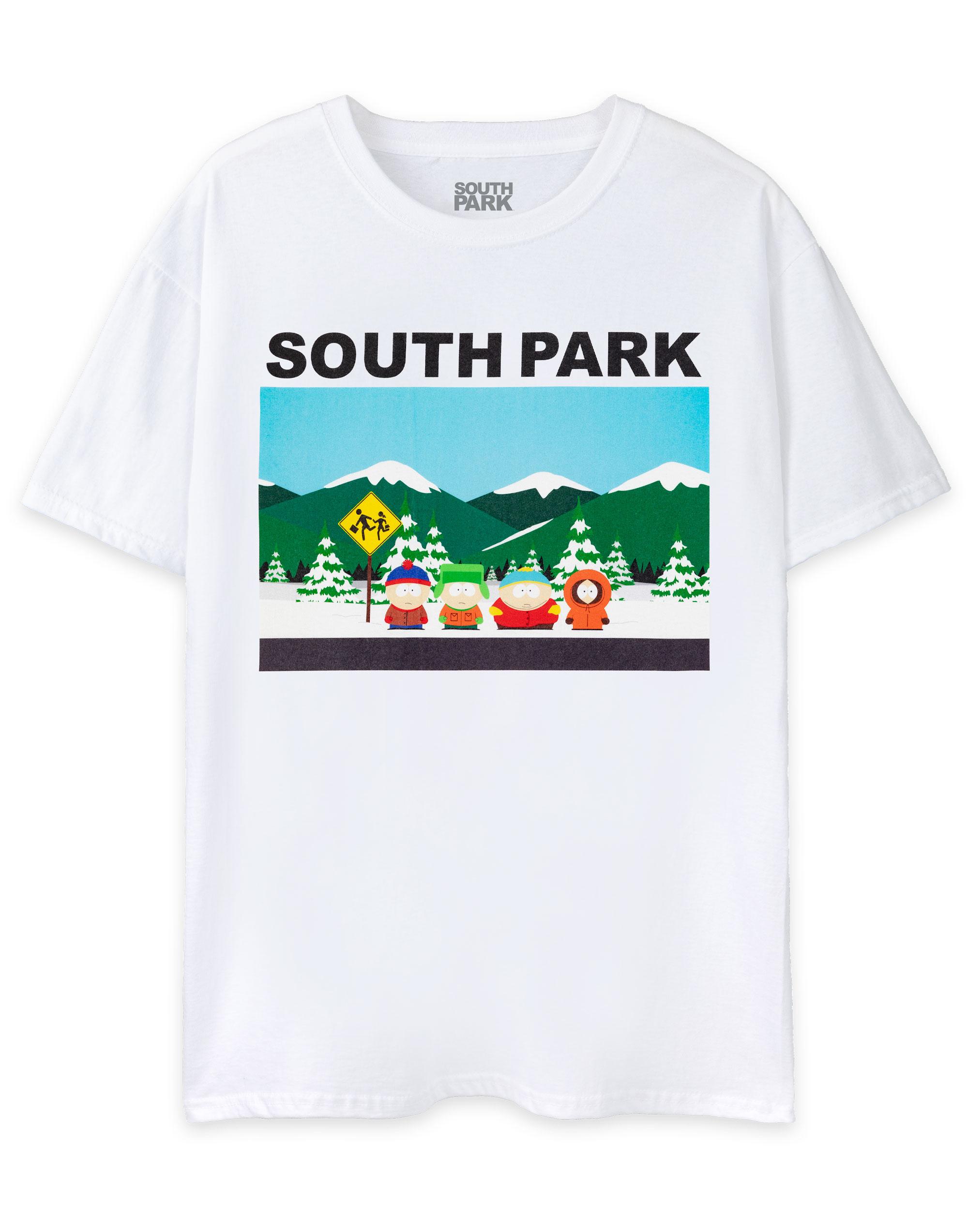 South Park Short Sleeved TShirt Unisexs White Official Merch M