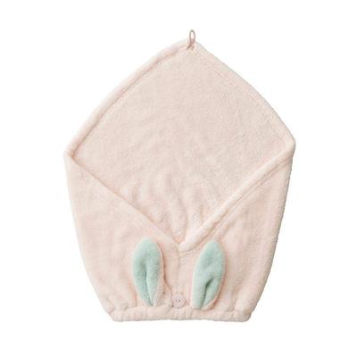 Carari Haarturban Kaninchen – saugfähige Mikrofaser, schnelltrocknend für Gesichtswäsche/Pool/Dusche, weiches Marshmallow-Gefühl, passend für 44–68 cm,