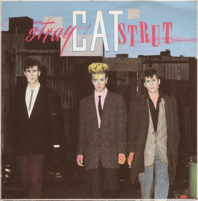7-Zoll Schallplatte STRAY CATS - Stray Cat Strut SCAT3 Arista 1981 UK Rock Gebraucht