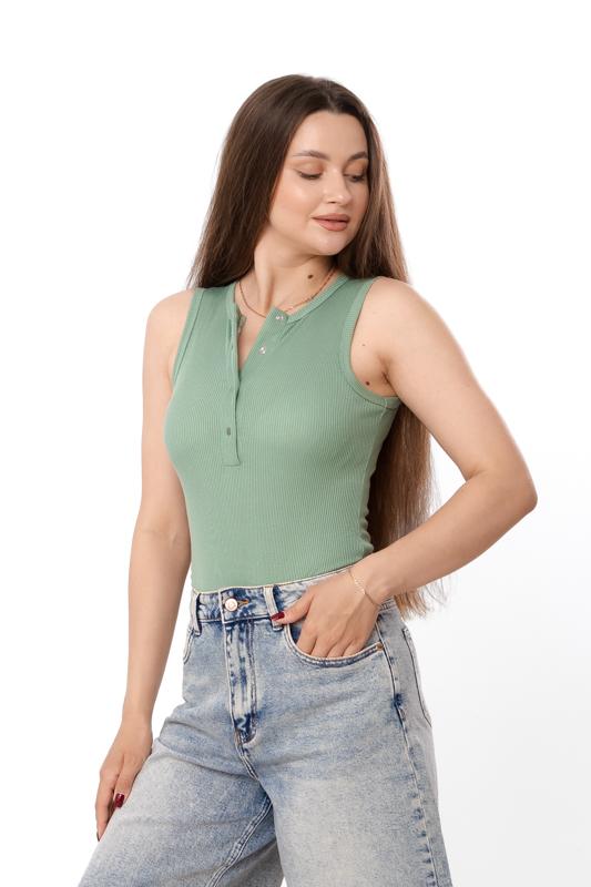 Women's Knit Bodysuit - Fitted Cut Any Season 8459-092 HC