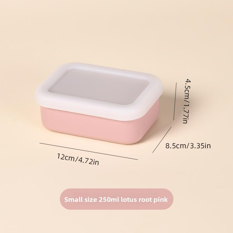 

Фруктовые снеки Открытый туризм Многофункциональный прямоугольный водонепроницаемый контейнер для хранения Small розовый