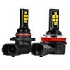 SVRITE 2pcs Car Highlight Fog Lights H8/H11 3030 12Smd Cold White Decoding Flash Led Anti-Fog Lamp