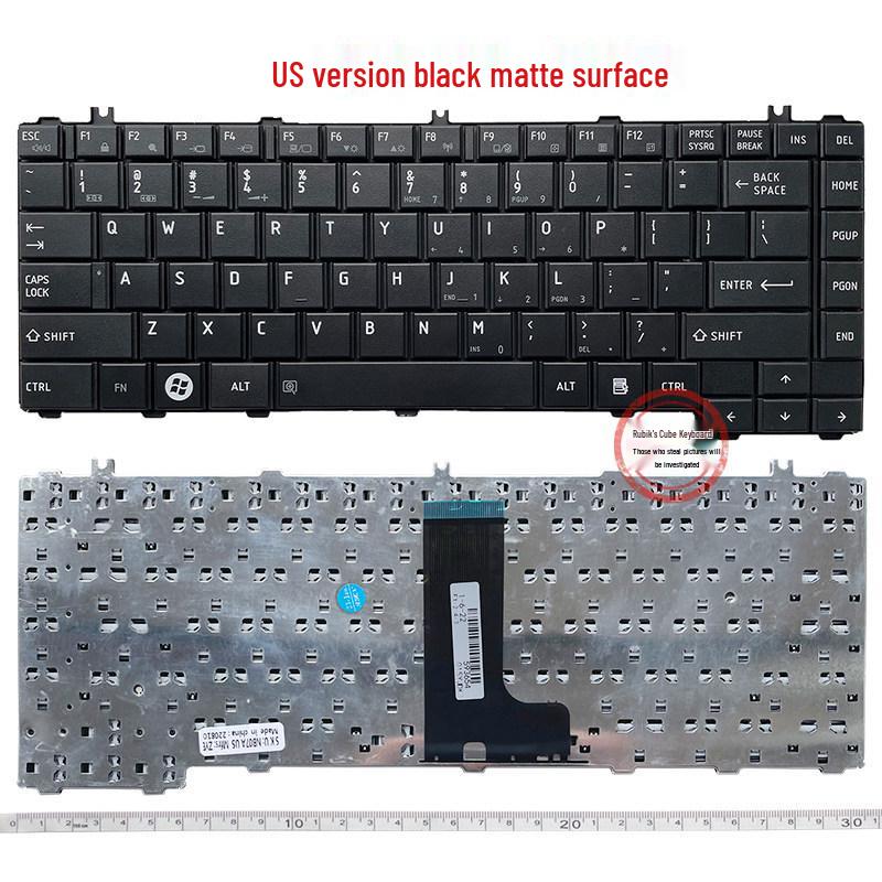 Compatible Keyboard for Toshiba L600/D, L630, C640, L745D, L700, L730, L645, C600, L640 Models