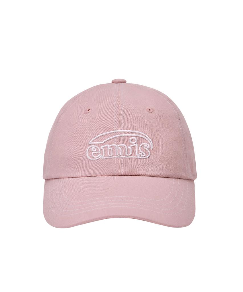 Imiseu White Stitch Ball Cap-Pink