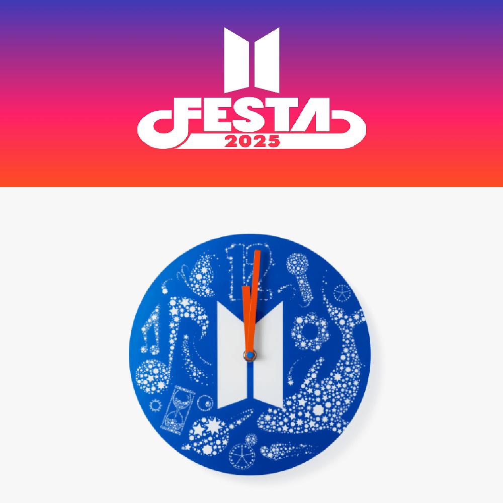 

3-й предзаказ 2025 BTS FESTA двухсторонние часы