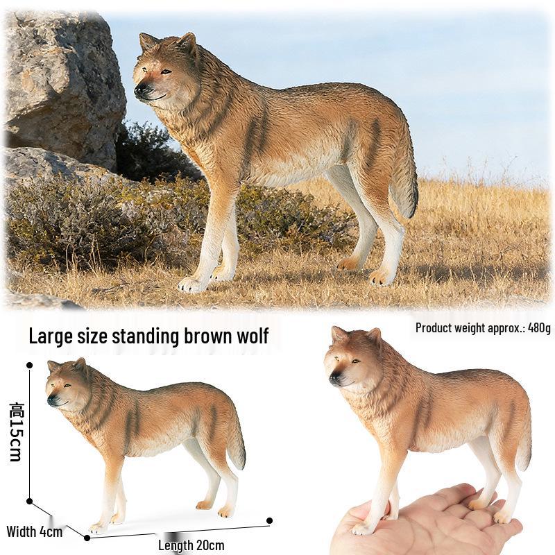 Cross-Border Christmas Wildlife Toy Set: White-tailed & Sika Deer Static Model