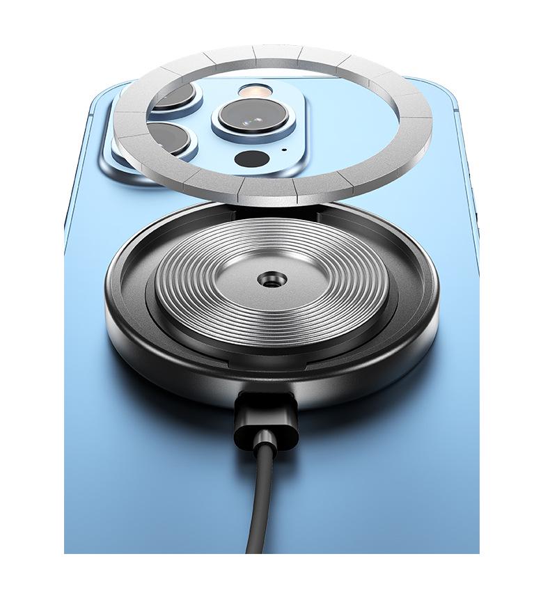 15W Strong Magnetic Wireless Charging Phone Holder with 17mm Universal Ball Head