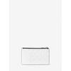 Michael Kors Cooper Slim Zip Wallet 36t4lcoz7b3535 Bright White