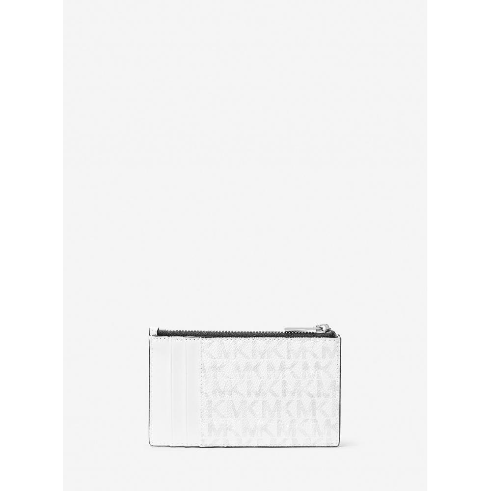 Michael Kors Cooper Slim Zip Wallet 36t4lcoz7b3535 Bright White