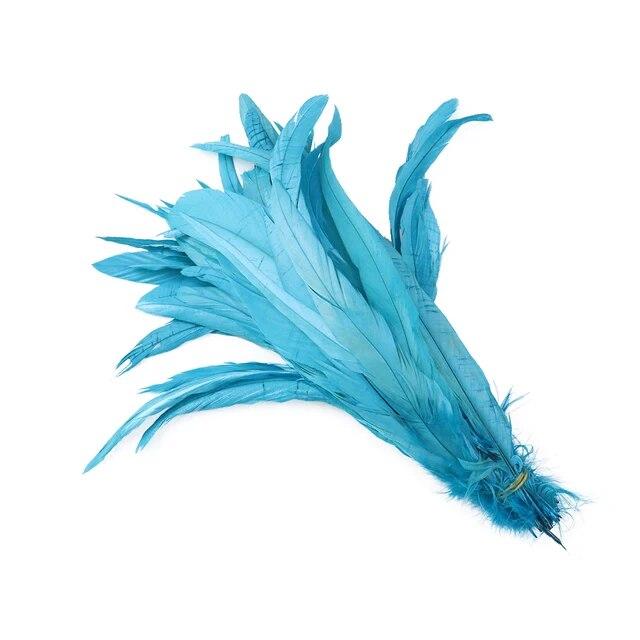 30-35cm Long Rooster Feather for Carnival Clothing Head Wear Decor Party Stage Performance Accessory Pheasant Plumas