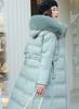 Winter new cotton clothes women's long over-knee large fur collar cotton-padded clothes thickened loose large size coat