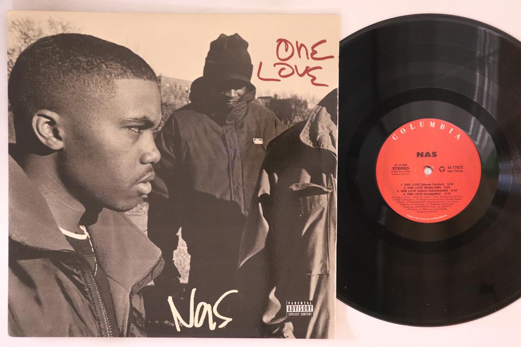 12inch Record NAS - One Love 4477673 COLUMBIA 1994 US Rap & Hip-Hop/R&B Used