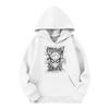 Kids Long Sleeve Pullover Hoodie with Pocket Letter Print Loose Fit Top