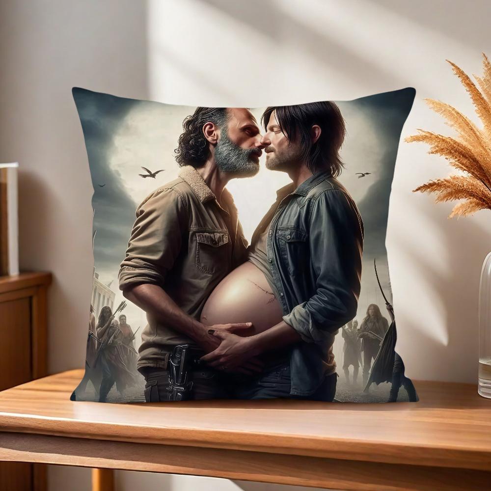 The Walking Dead Schwangere Charaktere Kissenbezug Kissenbezug Zuhause Sofa Wohnzimmer Büro Café Auto Kissenbezug