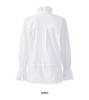 100% Cotton Romantic Lace Floral Stand Collar Embroidered Hollow Out Shirt Top