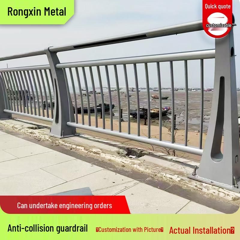 Q235 Bridge Anti-Collision Barrier for Landscape, Road, and River Protection