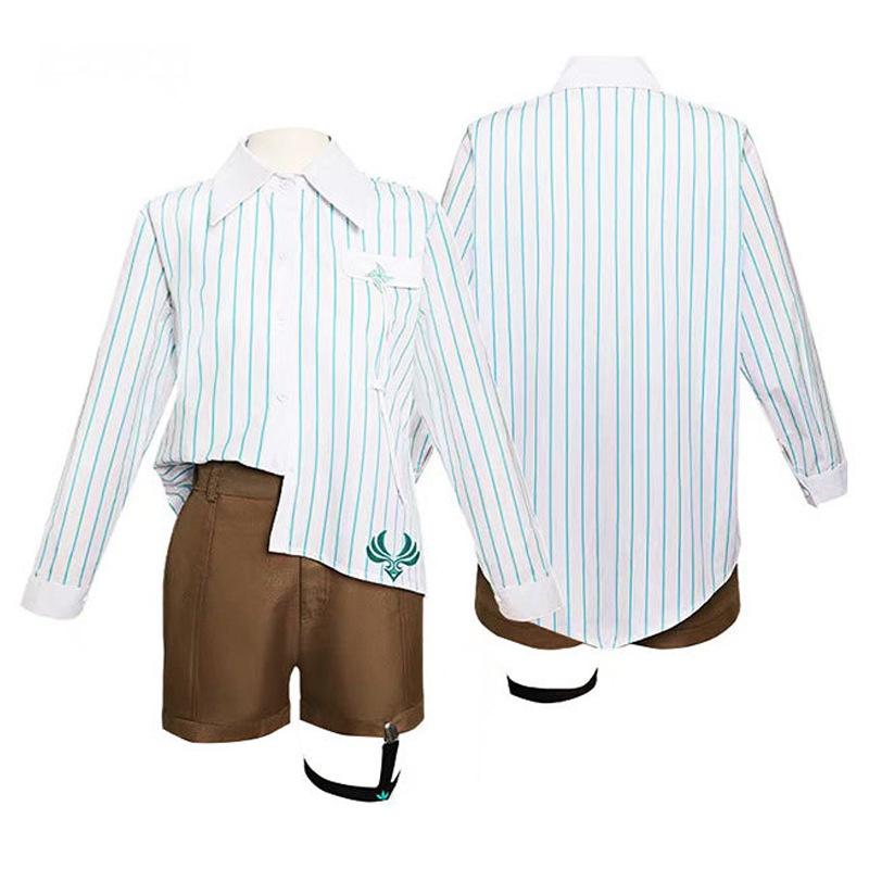 Wendy Genshin Impact Holiday Casual Wear Roleplaying Clothing Chest Ornament