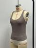 Women's Summer U-neck Vest: European & American Style, Fashionable & Versatile Knit Sweater