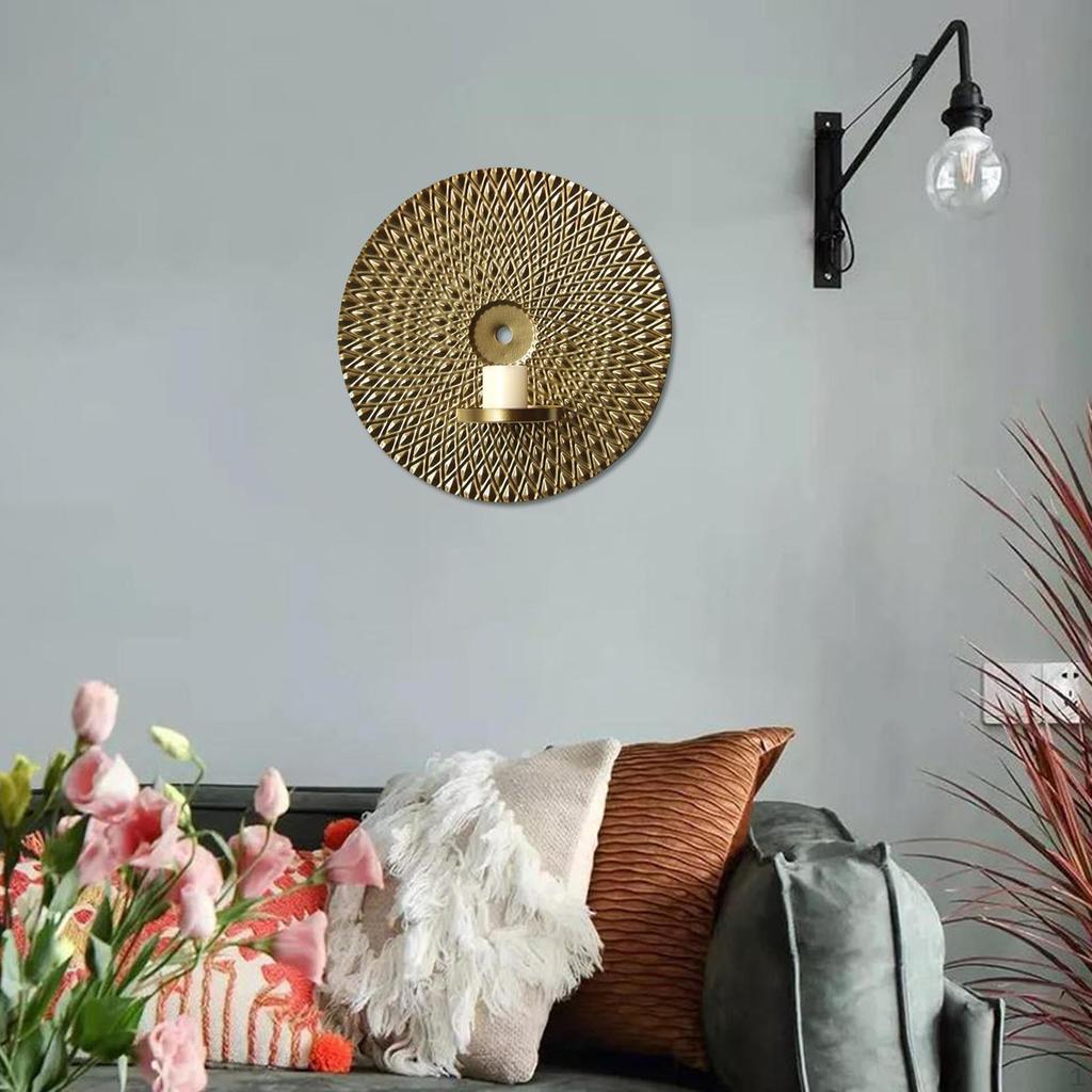 Candle Sconce Holder Hanging Wall Mounted Pillar Holder, Sconces Decor for Bedroom