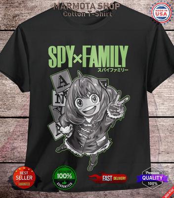 Spy X Family T-Shirt Anya Forger Yor Loid Anime Maglietta Giapponese Manga Kawaii