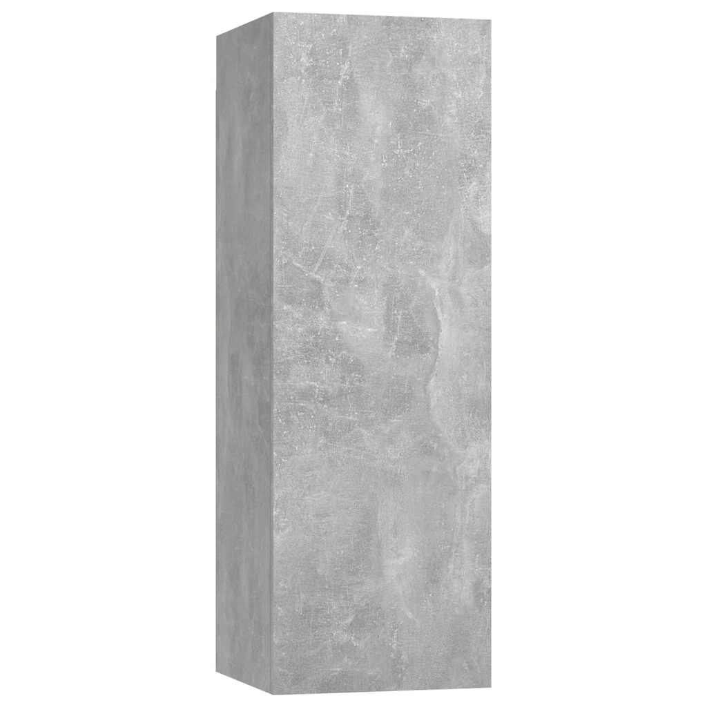 vidaXL TV-Schrank Betongrau 30,5x30x90 cm Holzwerkstoff