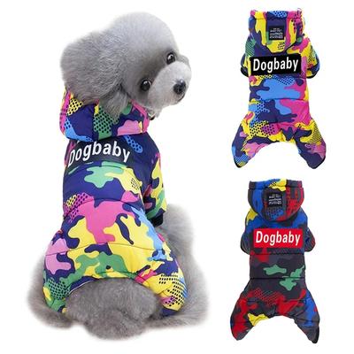 Zimní oblečky pro malé psy Nepromokavá psí kombinéza Fleecová zateplená bunda pro zvířátka Yorkie Pudl Chihuahua Outfity Kostým pro štěně