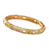 Chinese Style Vintage Cloisonne Bangle Enamel Women's Hand Bracelet Hollow Out Flower Bangle  Girls