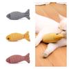 New Cross-border Pet Cat Toy Striped Linen Wave Fish For Self-entertainment