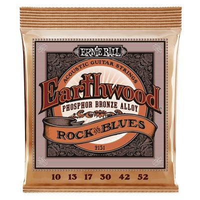ERNIE BALL 2151 Acoustic Guitar Strings Earthwood Rock and Blues Phosphor Bronze [Authentic] (10-52)