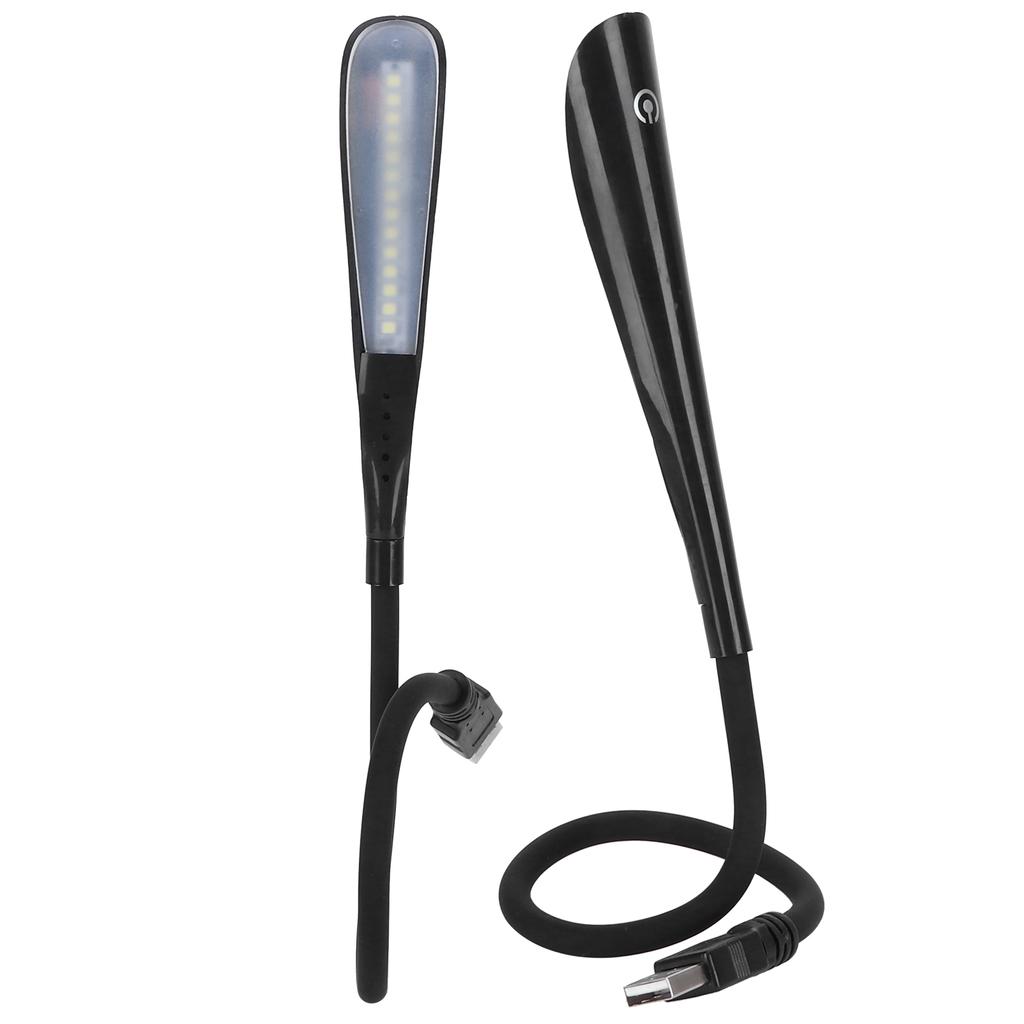USB Reading Light 14LED Night Lamp Adjustable Brightness Flexible W/Touch Switch for Laptops Desktop