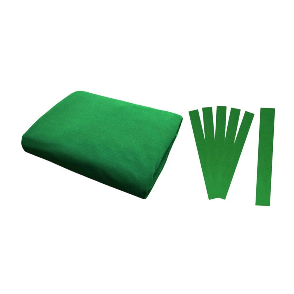 Billiard Cloth Snooker Accessory Anti Slip Premium Pool Table 2.2m 6 Strips