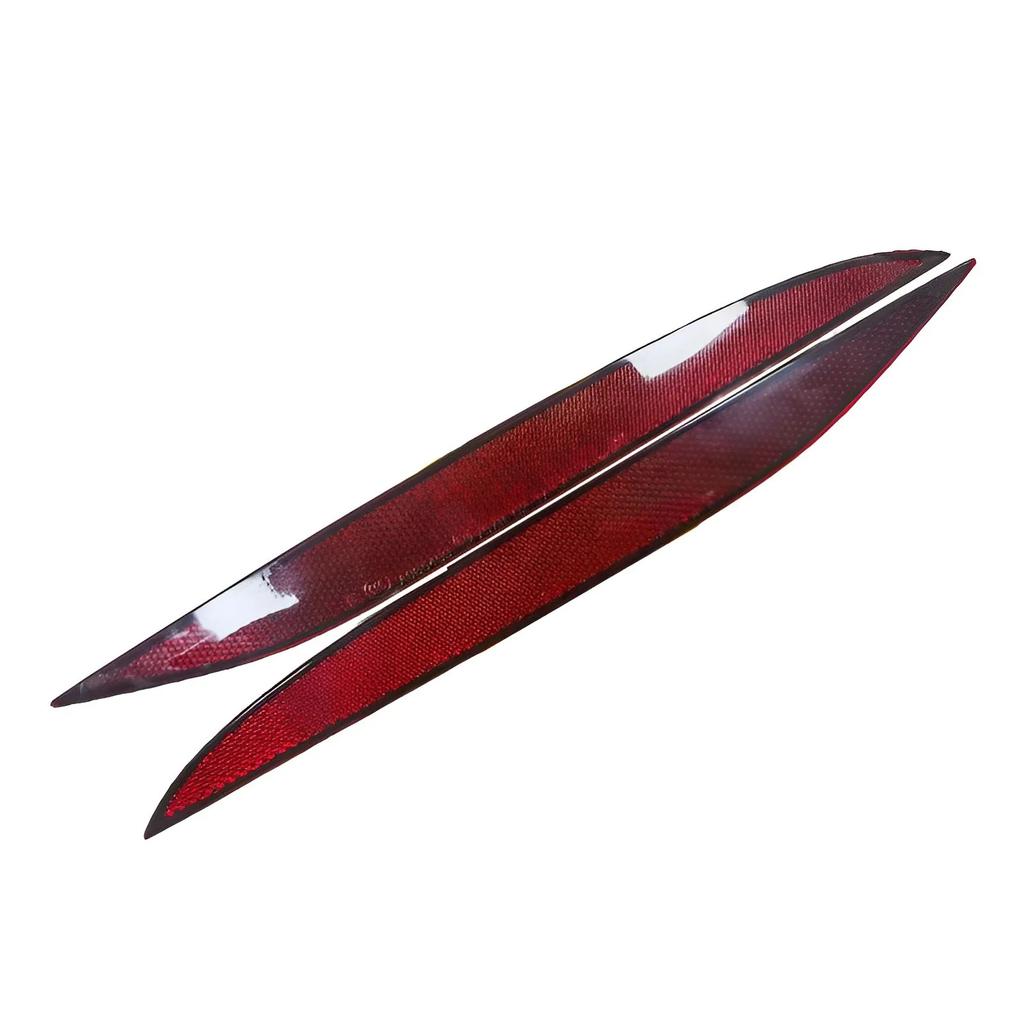 Red Rear Bumper Reflector Warning Reflective Strips For Tesla Model X 2016- Left 1034342-00-C Right 1034343-00-C Replacement