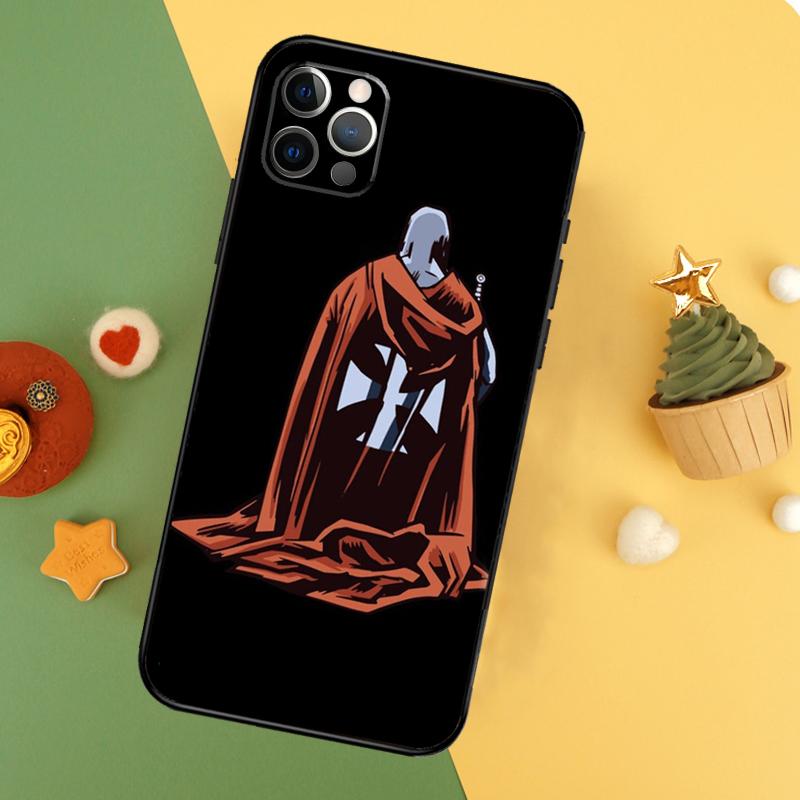 Christian Templar Knights Phone Case For iPhone 17 17Air 16 16E 15 14 13 12 11 Pro Max 12 13 Mini Shockproof Cover