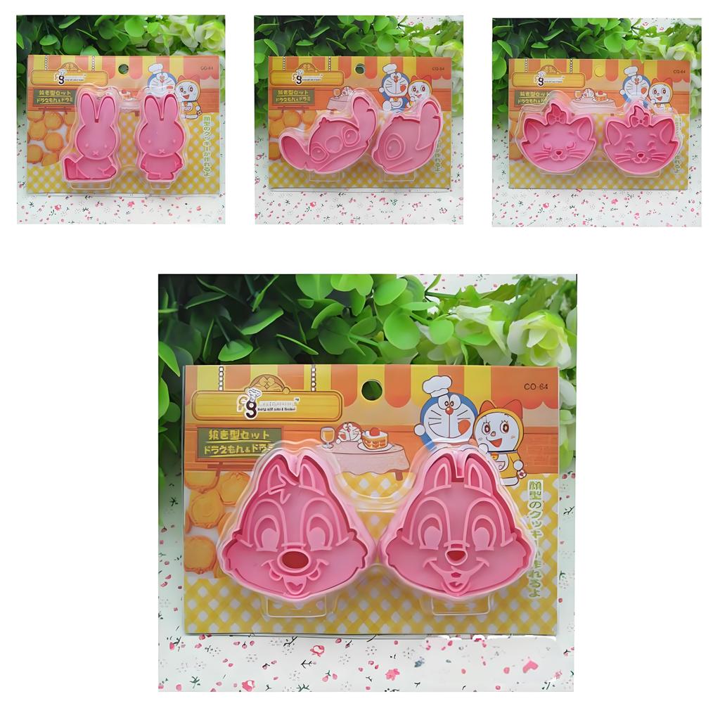 Disney Cartoon 3d Cookie Mold With Animal Shapes For Diy Baking And Holiday Gifts