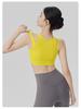Shockproof High-Strength Sports Bra with Front Zipper for Yoga and Running - Breathable, Fixed Cup Design