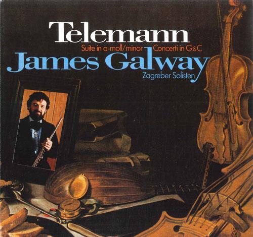 

LP Record JAMES GALWAY, ZAGREBER SOLISREN - Telemann Suite A Moll / Konzert G D 304196 ORBIS 1978 Germany Classical Used