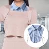 Fake Neck Blue Striped Accessories Detachable Dickey