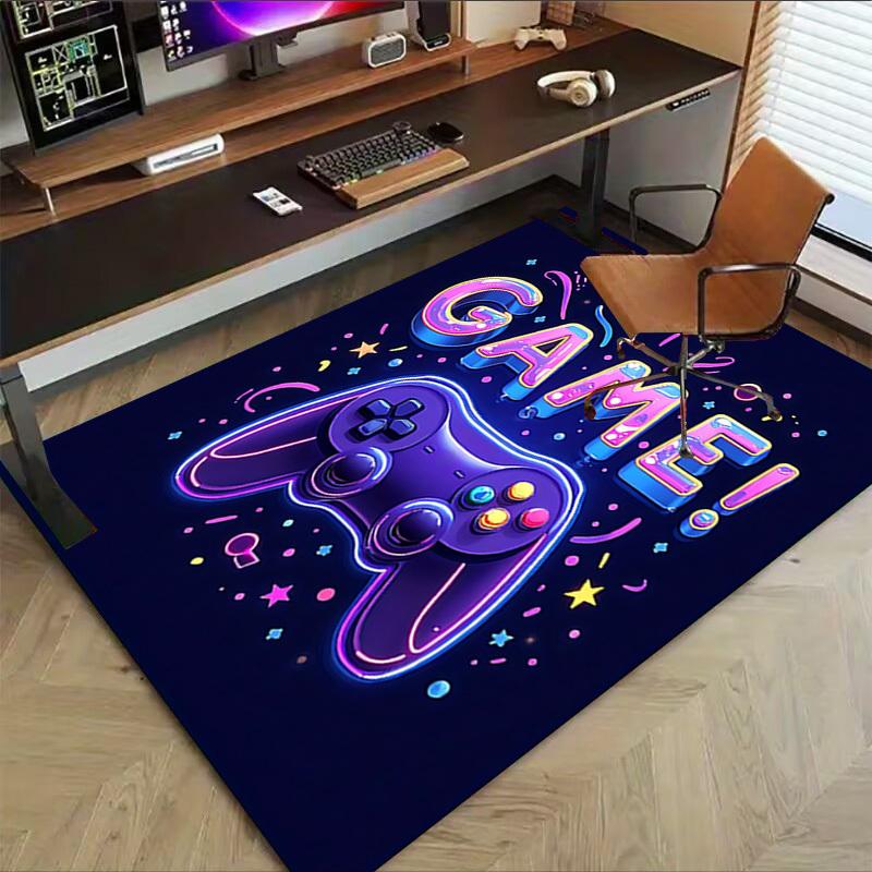 1PC game controller Extra Large Non Slip Floor carpet, Office, family, bedroom, Studio Large Area Rug Indoor Rugs