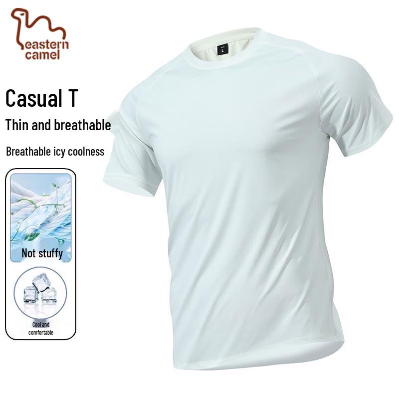 Eastern Camel Men s Ice Silk Short Sleeve T-Shirt 3XL