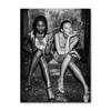 Vintage Sexy Supermodel Kate Moss Poster Rauchend Leinwandbild Druck Wandkunst Feministische Mode Wandkunst Bild Hoom Dekor