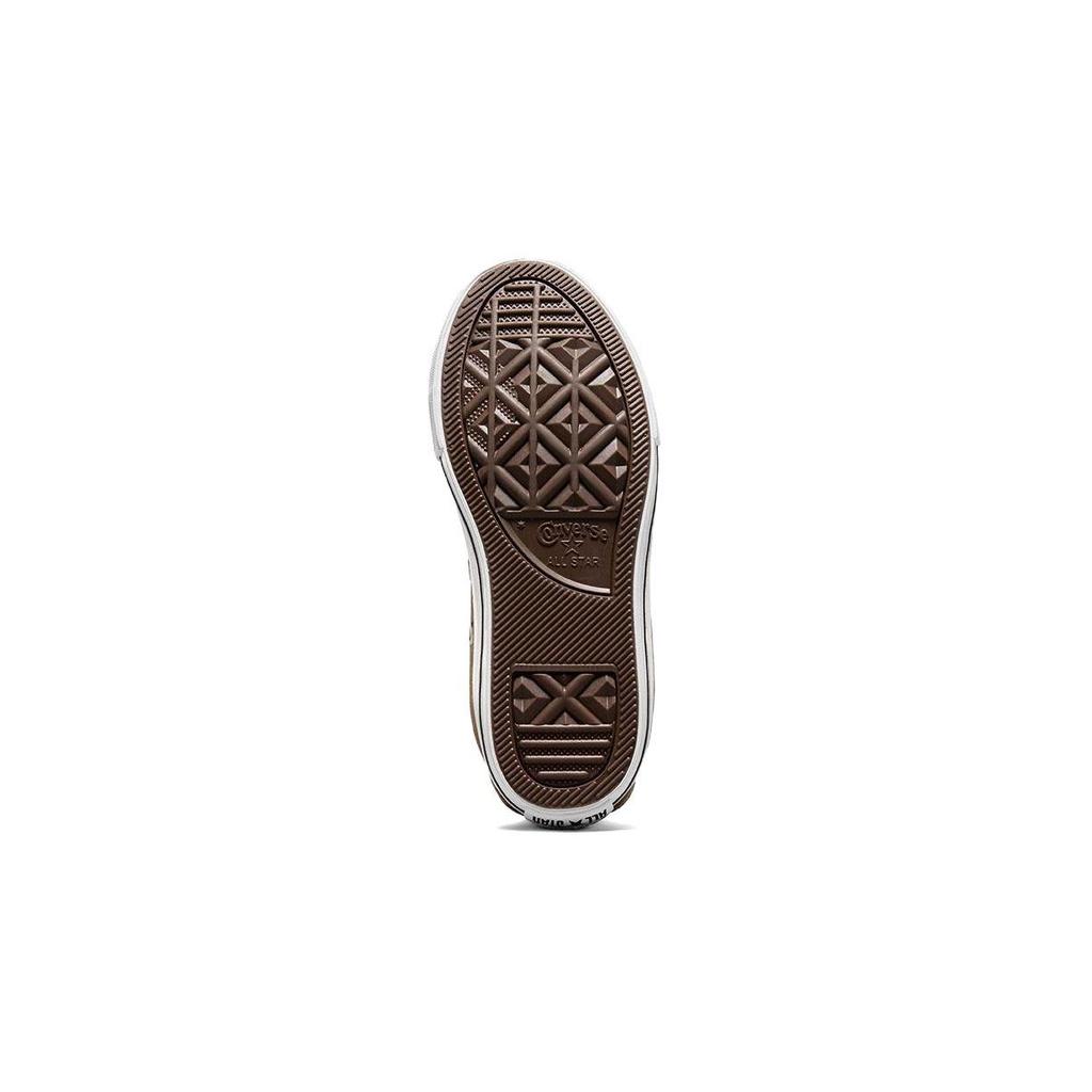 Converse Chuck Taylor All Star Versatile Comfortable Durable Lightweight High Top Canvas Shoes Kids Sneakers Brown A06346C