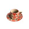 Creative Ice Crack Ceramic Cup Flower High Value Mug Light Luxury Home Office Coffee Cup Breakfast Milk Cup