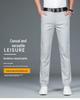 Men's Bamboo Fiber Ice Silk Casual Straight Pants