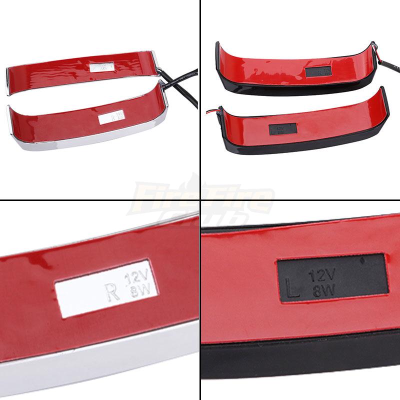 Motorcycle Led SaddleBag Turn Lamp Light Run Brake Light For Harley Touring Street Glide FLHR CVO Limited 2014-2022 Road King