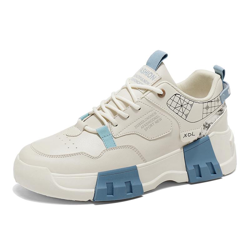 

Men s casual shoes four seasons new soft-sole outdoor walking shoes students flat shoes thick-sole fashion sports running shoes 39