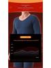 Men's German Velvet Thermal Underwear Set: Autumn Top and Bottom with Plus Velvet Pajamas