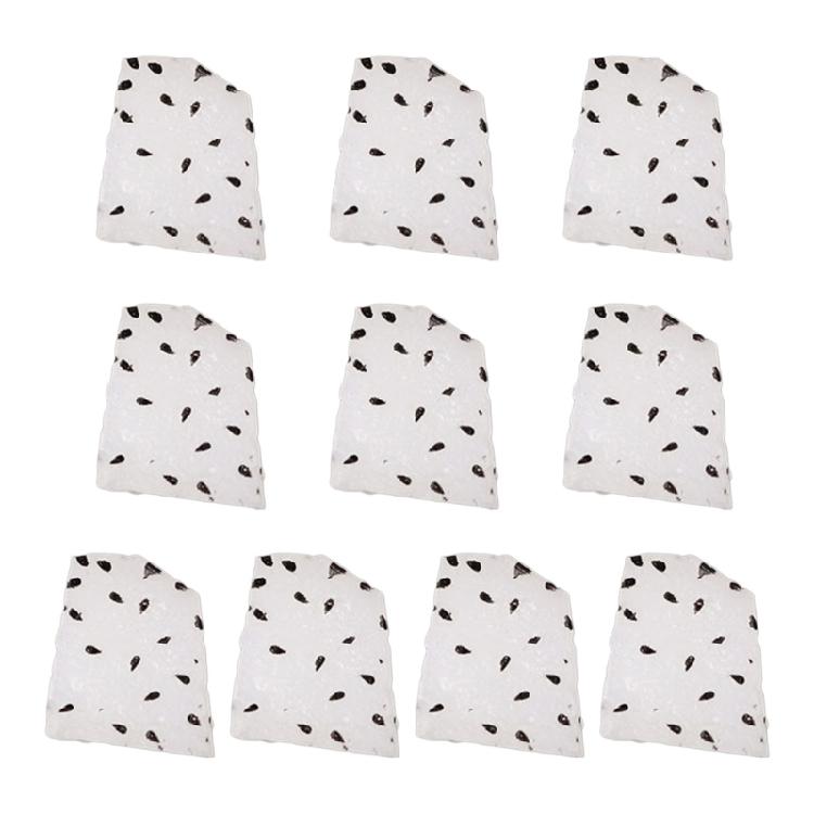 10PCS Colorful Fake Fruit Blocks Double Side Decorative Artificial Fruit Model