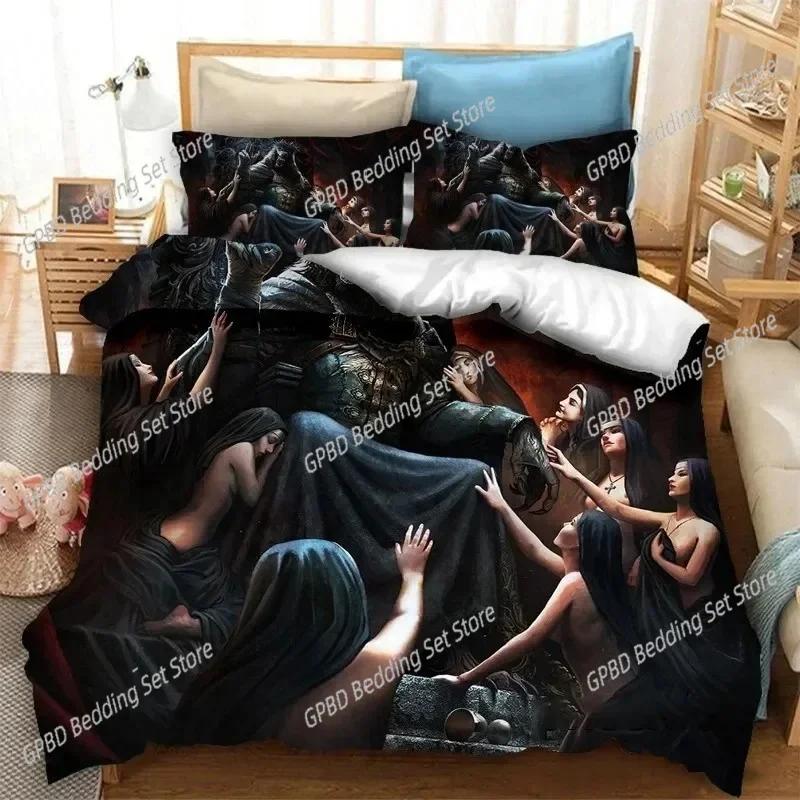 

Comforter 3D Print Powerwolf Band Bedding Set For Bedroom Soft Modern S Comefortable Kids And Comforter (quilt)-EU Single(135*200cm)3pcs