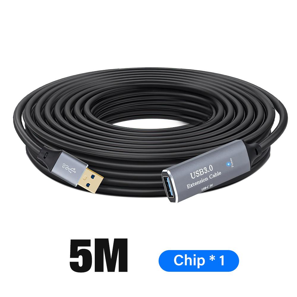 Extension Cable USB Signal Amplification 5/10/15/20m 30M USB 3.0 Extension Cable Male to Female Active Repeater Extender Cord 5m