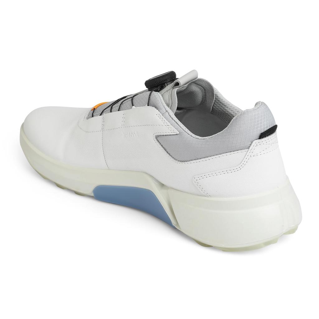 Golf Golf Biom 3E [ECCO] Shoes, H4, Men's, WHITE/RETRO BLUE, 25.0 cm,